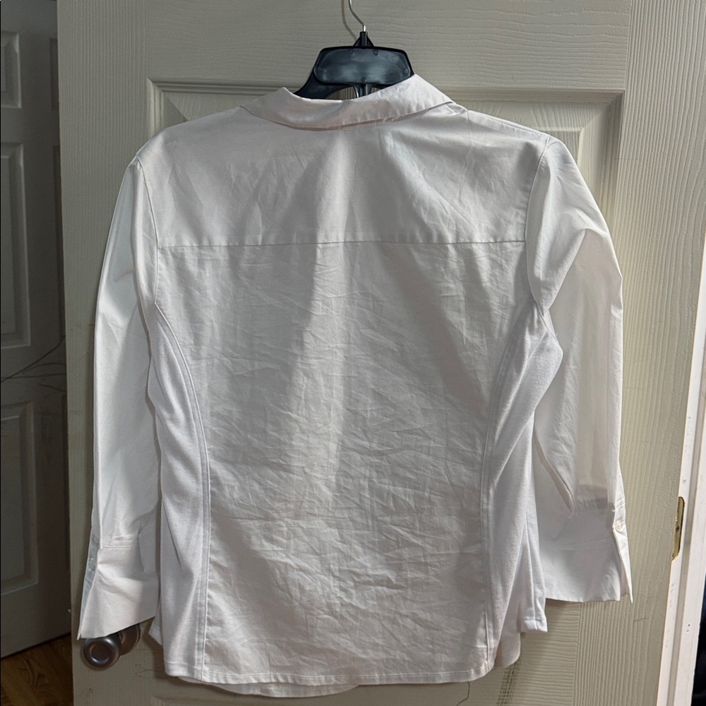 Zac & Rachel Classic White Blouse - Picture 8 of 8